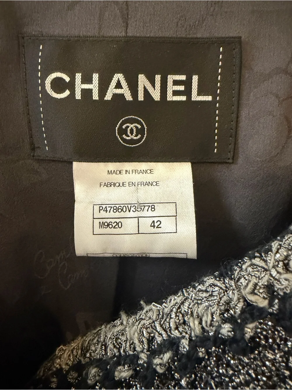 2014 Chanel Metallic Fantasy Tweed Jacket
